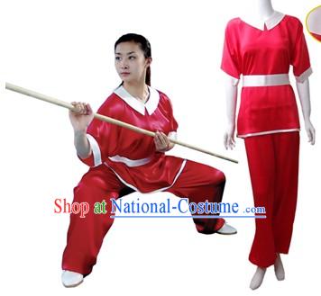 Chinese Traditional Martial Arts 100_ Silk Changquan Long Fist Uniform for Women