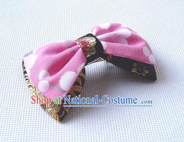 Japanese Traditional Handmade Kimono Bowknot Hair Decoration