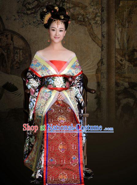 Ancient Chinese Tang Princess Costumes Complete Set