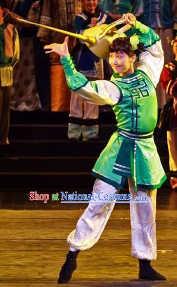 China Traditional Folk Happy New Year Dance Costumes