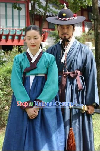 Ancient Korean Palace Costumes for Men and Women