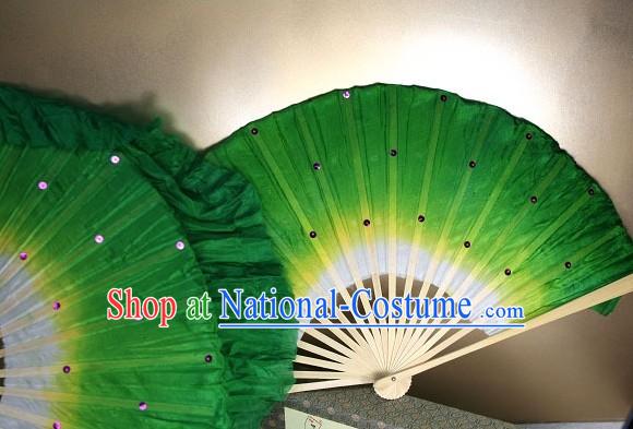 Supreme Chinese Silk Hands Fan with Sequin