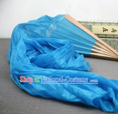 59 Inch Long Silk Dance Ribbon Fan