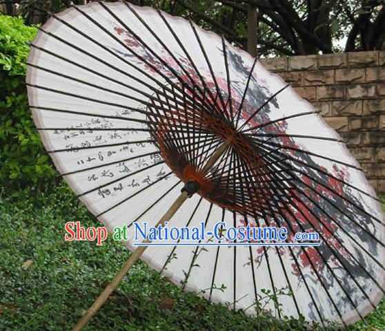 Hand Made Japanese Plum Blossom Paper Umbrella