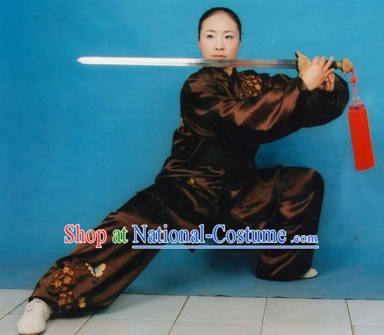 Chinese Traditional Mulan Quan Kung Fu Practice Uniform for Women