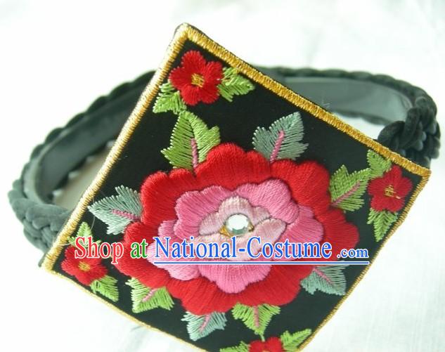 Traditional Hand Embroidered Korean Children Head Piece