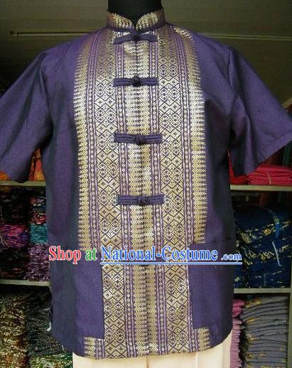 Traditional Thai Blouse Costume Complete Set for Men