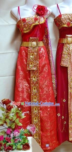 Thailand Palace Dance Dress Complete Set