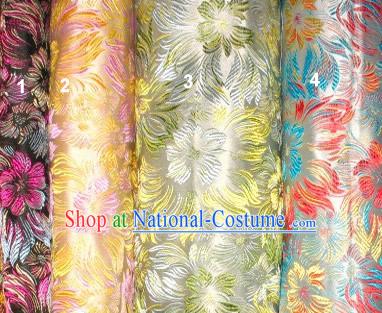 Stunning Flower Silk Fabric