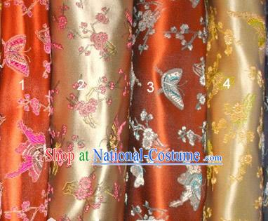 Traditional Butterfly Silk Fabric