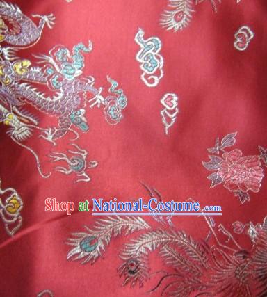 Chinese Traditional Dragon Brocade Fabric