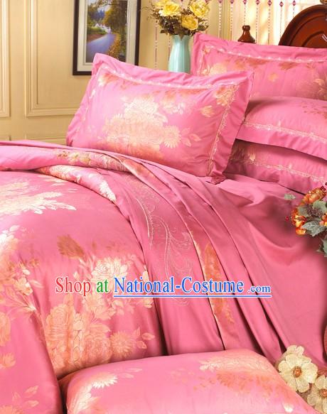 Romantic Pink Wedding China Bedrooms Set