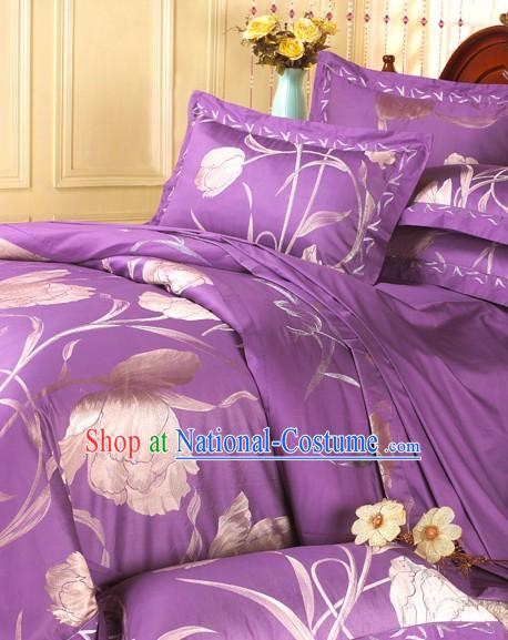 Traditional Chinese Wedding Bed Sheets Set