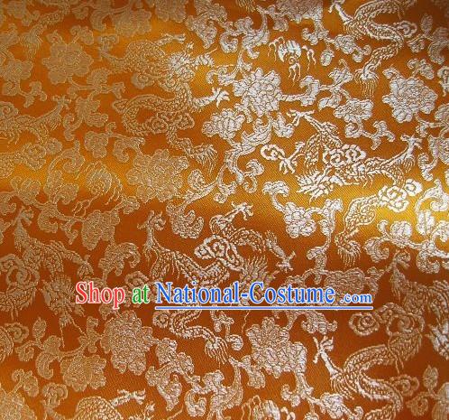 Traditional Dragons Brocade Fabric