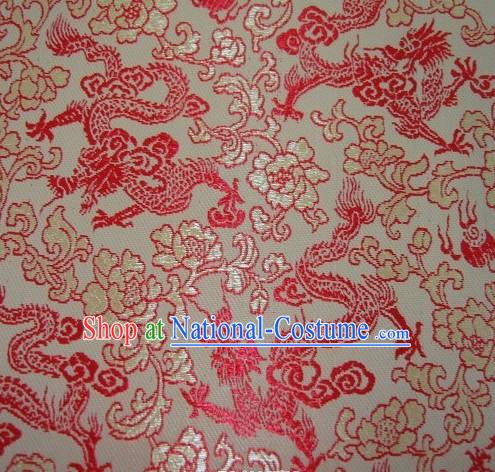 Traditional Dragon Brocade Fabric