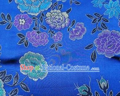 Traditonal Peony Brocade Fabric