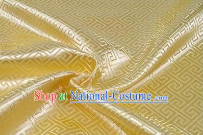 Light Yellow Vein Brocade Fabric