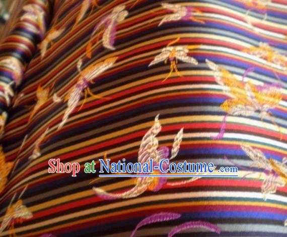 Traditional Butterfly Brocade Fabric