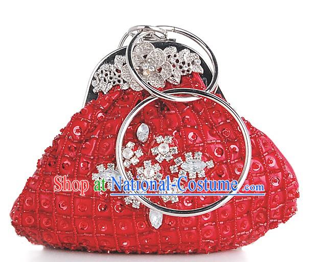 Traditional Chinese Wedding Silk Brocade Handbags