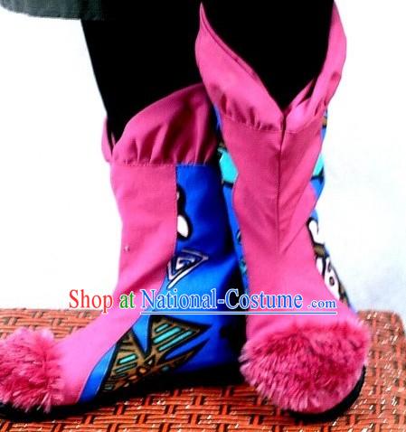 Chinese Embroidered Cloth Boots