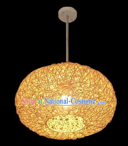 Chinese Handmade Pumpkin Cane Lantern