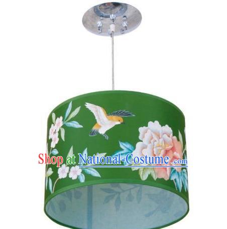 Chinese Silk Handpainted Lantern _ Palace Flower and Bird Lantern