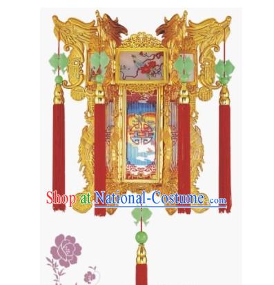 Happy Festival Celebration Traditional Dragon Palace Lantern