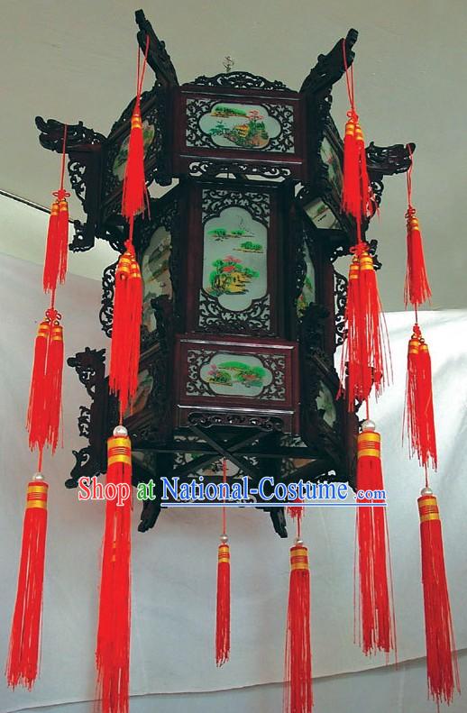 30 Inch Height Large Three Layers Palace Lantern