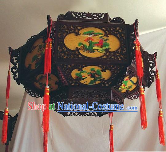 Large Chinese Antique Style Ceiling Palace Lantern