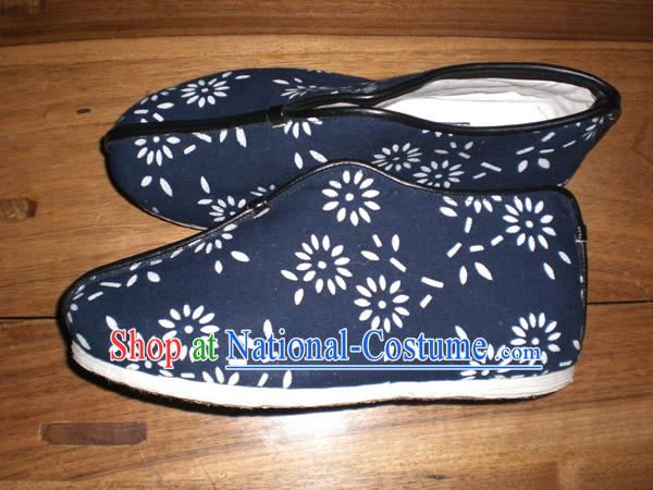 Chinese Handmade Batik Cotton Shoes