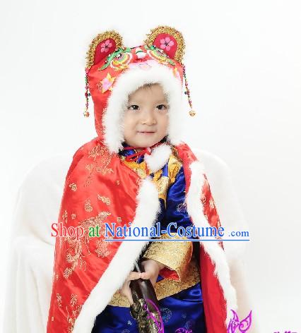 Chinese Baby Tiger Hat Cape