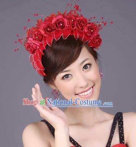 Bridal Accessories - Silk Flower Headpieces