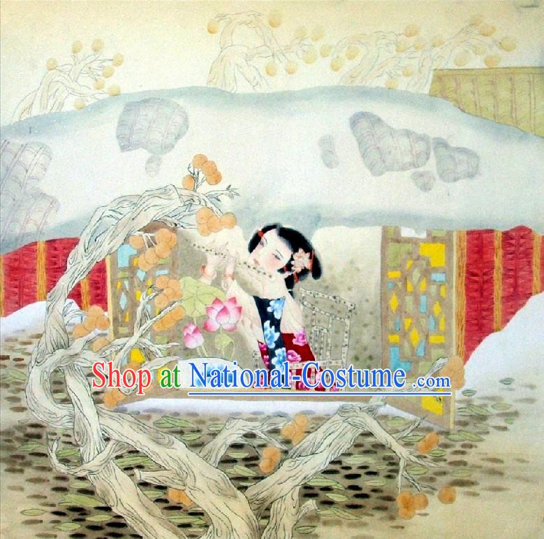 Chinese Figure Painting - Beautiful Aunt