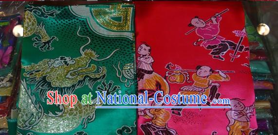 Chinese Traditional Wedding Bedcover - Hundreds of Children