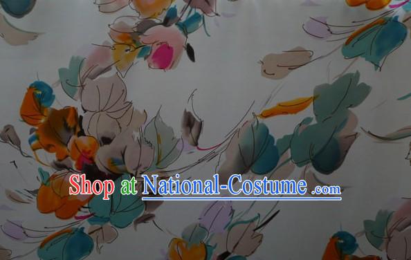 Chinese Traditional Rui Fu Xiang Silk Fabric - Leaf