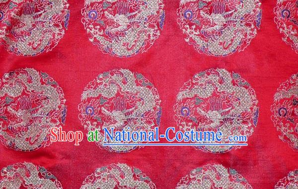 Top Rui Fu Xiang Pure Textile Dragon Silk Fabric