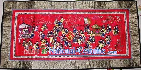 Chinese Traditional Embroidery Handicraft - One Hundred of Children