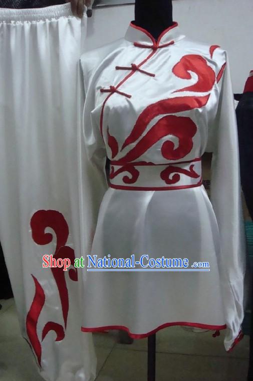 Chinese Silk Embroidered Tai Chi Uniform Complete Set