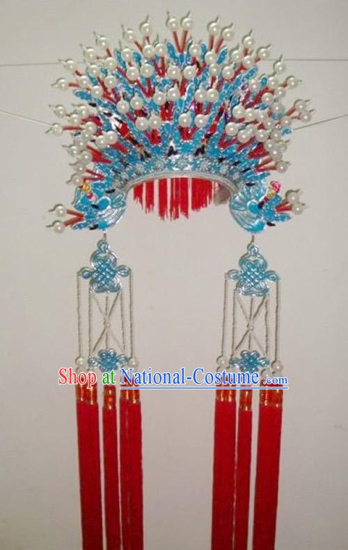 Chinese Traditional Handmade Mandarin Wedding Phoenix Coronet for Bride