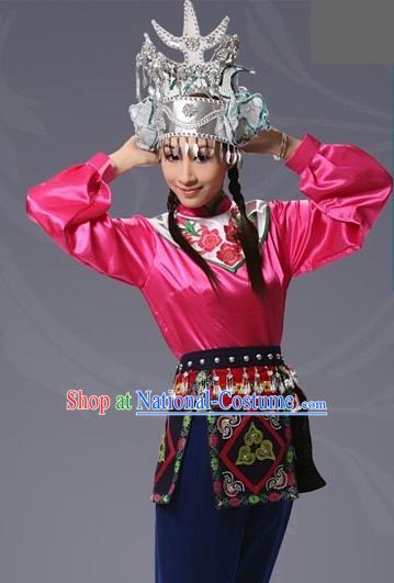 China Shui Minority Silver and Dress Complete Set