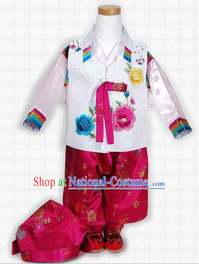 Traditional Korean Baby Hanbok Complete Set