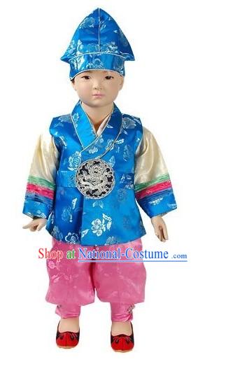 Happy New Year Korean Baby Boy Hanbok Complete Set