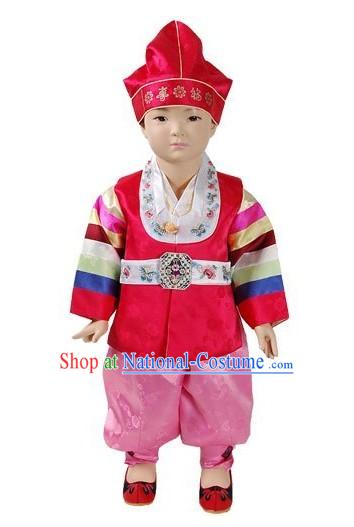 Happy New Year Korean Baby Boy Hanbok Complete Set