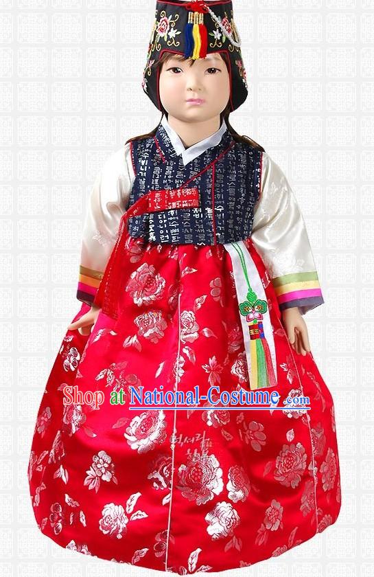 Traditional Korean Girl Hanbok Complete Set