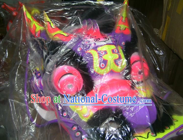 Supreme Fluorescent Luminous Dragon Dance Costume Complete Set for Children