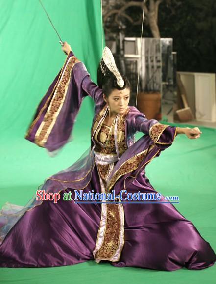 Legend of Sword and Fairy Ancient Chinese Swordswoman Costume Complete Set