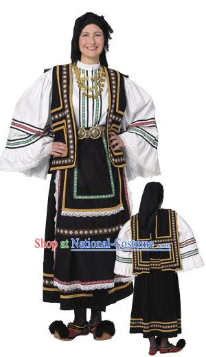 Sarakatsana Female Traditional Greek Costume