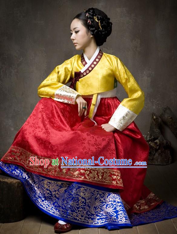 Traditional Korean Garment Hanbok Complete Set