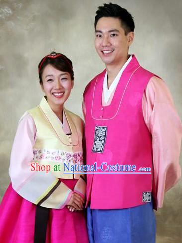 Korean Wedding Hanboks for Wife and Husband