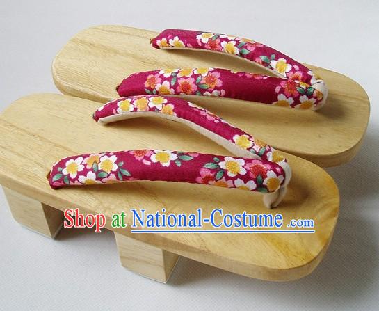 Japanese Geta Sandals Set